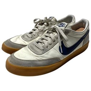 Nike Killshot 2 Leather Sail Suede White/ Navy Blue / Gum Shoe Size Mens 11.5